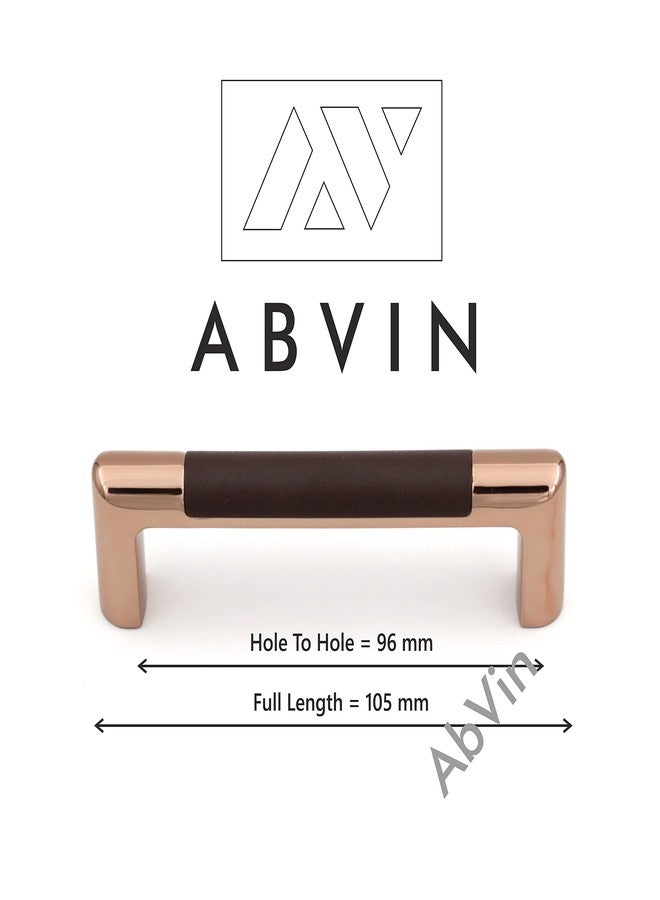 ABVIN Texture Rosegold Cabinet Handles for Cabinet Hardware, Furniture Pulls for Doors, Cabinets, Cupboards & Drawers - Cocacola Finish - 1 pcs (4.1 inch) - Image 2